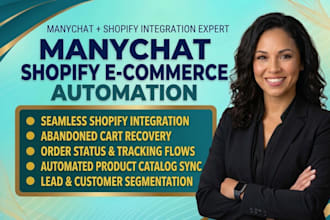 setup manychat shopify ecommerce automation for your store