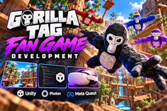 gorilla tag fan game gorilla tag developer unity vr coding scripts mods game