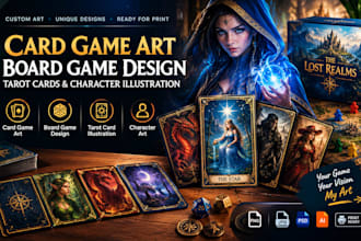 card game art board game card game design tarot cards illustration character art