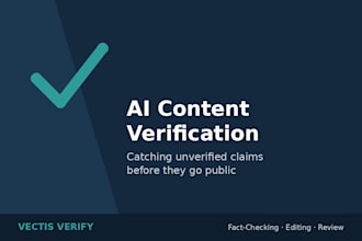 fact check your ai content the way auditors check evidence