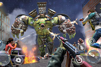 develop mobile zombie shooter game fps tps survival pc game