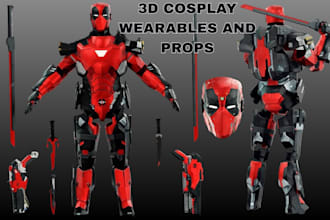 sculpt wearable cosplay helmets, armor and masks for 3d printing