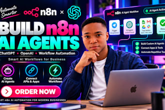 build n8n ai agents with chatgpt and openai, n8n ai agent workflow setup