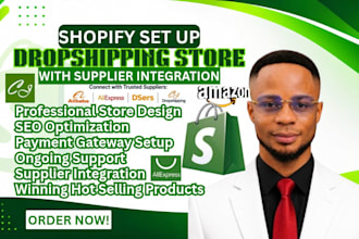 set up your shopify dropshipping store with supplier integration