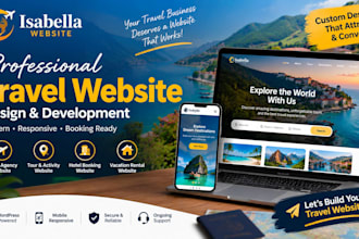 wordpress travel agency website with tour booking and hotel reservation