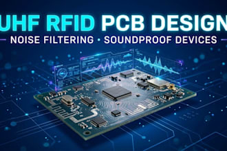 design uhf rfid pcb, noise filtering circuits, soundproof devices, and gadgets