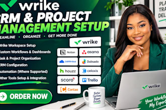 set up wrike workspace, asana automations project tracking team workflows contao