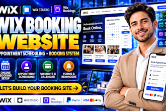 setup and build wix booking website booking system wix appointment scheduling