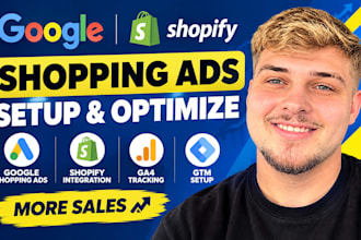 setup and manage google shopping ads for shopify ecommerce optimize shopping ads