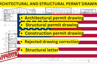 architectural structural permit drawing new jersey virginia utah maryland nevada