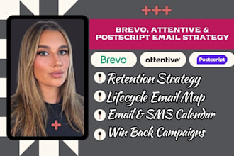 build brevo, attentive and postscript email strategy