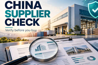 verify your chinese supplier with a business background check report