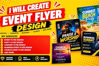 event flyers party flyers church flyers club flyers  posters
