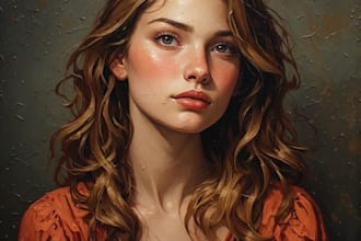 create oil painting, digital oil painting