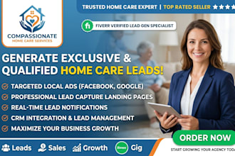 create home care logo home care leads home care flyer