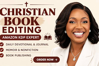 be christian book editor, copy editor, proofreader for memoir and devotionals