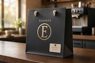 design professional shopping bags for your brand
