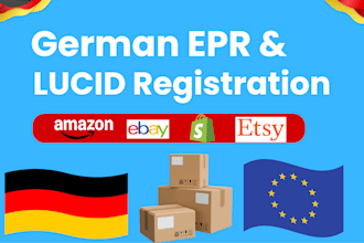 help with germany lucid registration and epr packaging compliance