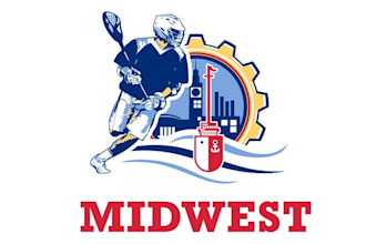 make fun and competitive logo for the midwest summer fest