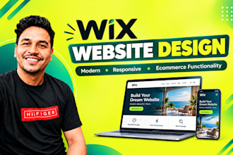 build wix website design or wix website redesign and ecommerce store