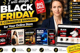 design black friday  ecommerce banners for your online store