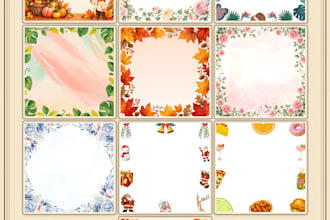 design watercolor festival and birthday invitation background template