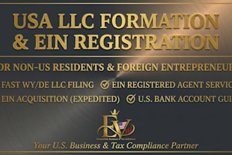do USA llc formation and get ein for non US residents and foreign entrepreneurs
