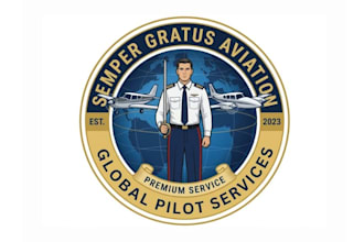 design awesome marvelous aviation logo