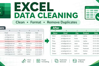format, merge and organize excel data