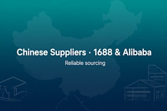 find reliable chinese suppliers on 1688 and alibaba for you