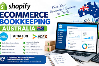 do shopify e commerce bookkeeping australia xero amazon a2x accounting