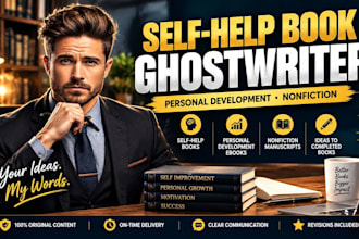 ghostwrite self help books personal development ebook and nonfiction manuscript