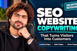 write website copywriting, landing page and sales page copy