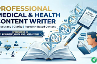 write well researched medical health articles