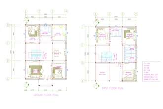 draw 2d cad floor plans and architectural drawings