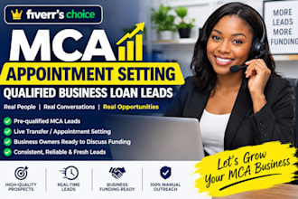 provide exclusive mca appointment setting leads