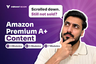 design amazon premium a plus content, ebc with carousel and comparison