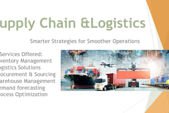 handle supply chain management and logistics issues