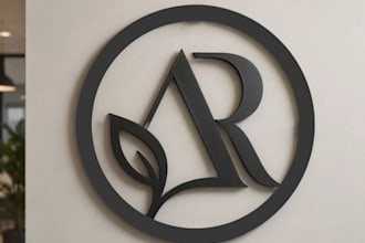 design your existing metal logo luxurious gold, silver style