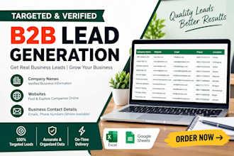 do lead generation and build business email lists