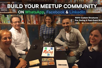 help you establishing a community and make it grow