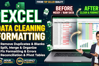 do excel data cleaning formatting and merging
