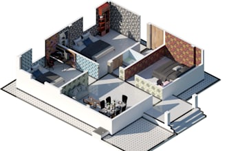 complete floor plan in autocad