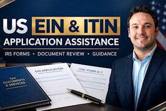 help you apply for a US ein or itin tax id with the irs