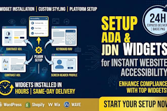 install ada compliance widget for wcag and section 508 accessibility