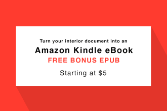 do epub and kindle ebook formatting and layout design for amazon kdp