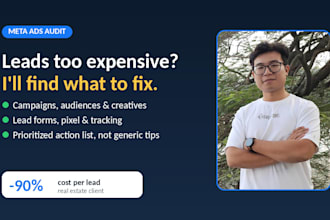 audit your facebook ads account and show you how to cut cost per lead