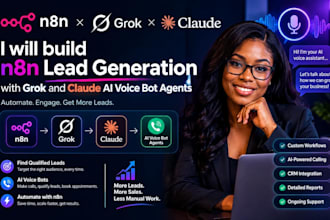 build n8n lead generation with grok and claude ai voice bot agents