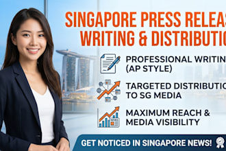 write and distribute singapore press release to top news sites