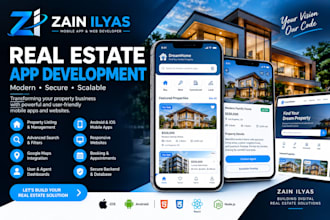 develop a professional real estate app and property website
